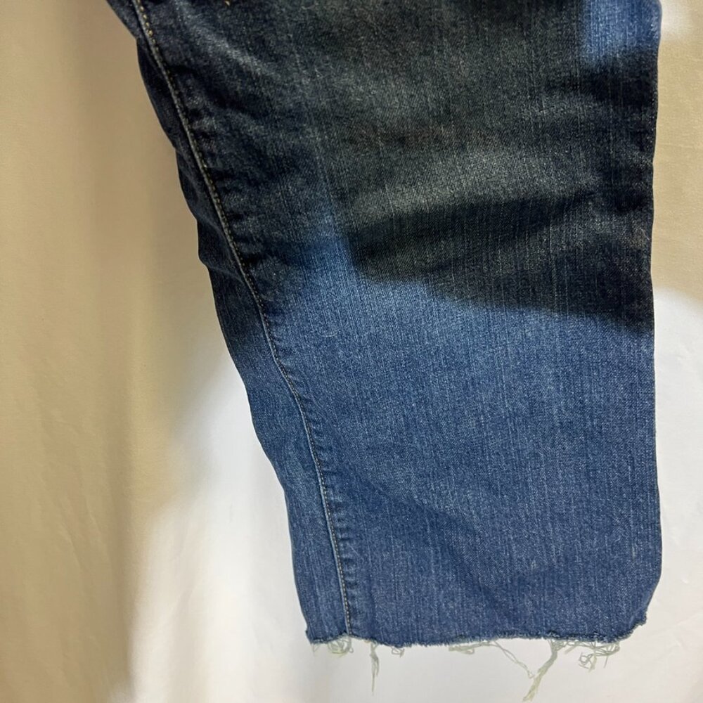 Lucky Brand Cropped Raw Hem Denim Jeans - Picture 2 of 8